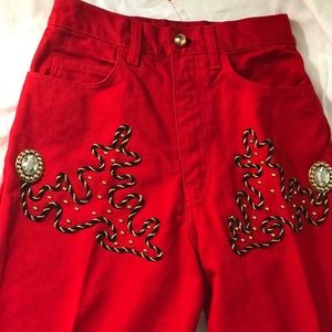VTG Robin Berry Embroidered High Waisted Jeans
